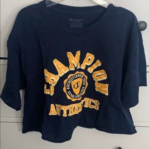 Vintage Champion Crop Top